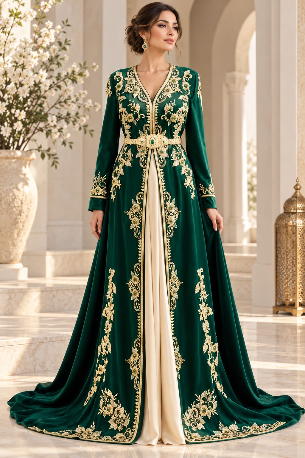 Caftan Vert Emeraude