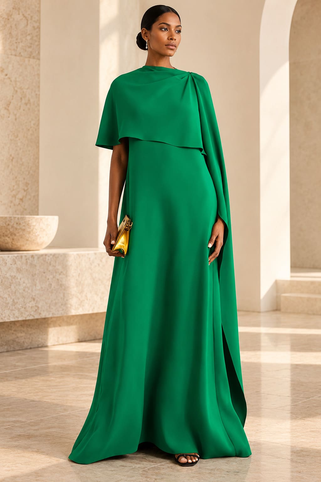 Robe Maxi Vert Emeraude